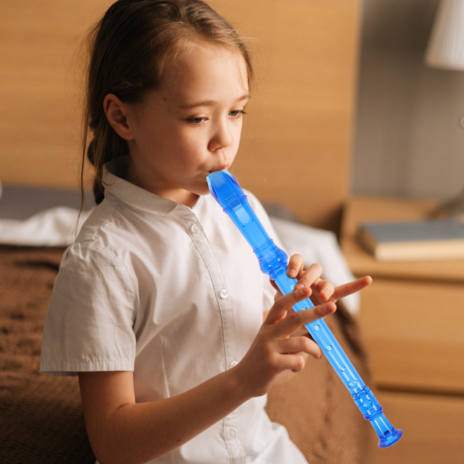 Musical Instrument A Recorder - 2 adet soprano kaydedici 8 delikli