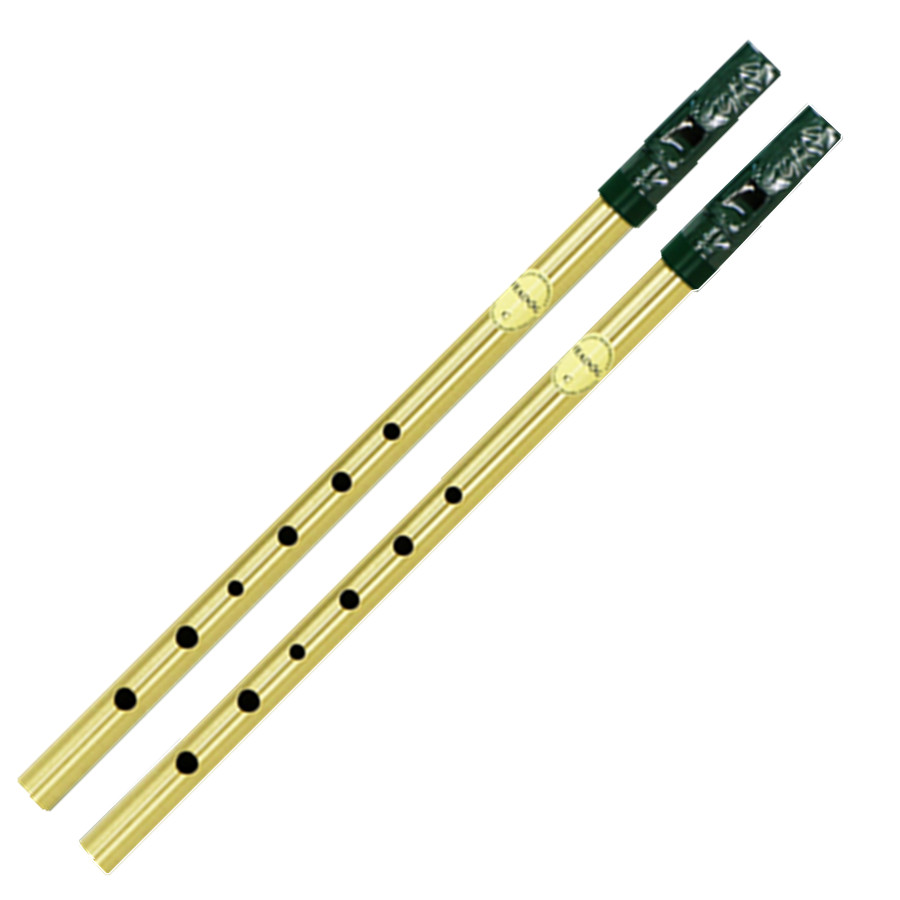 Tin Whistle Flute - Pirinç İrlanda Düdük Flüt Feadog D