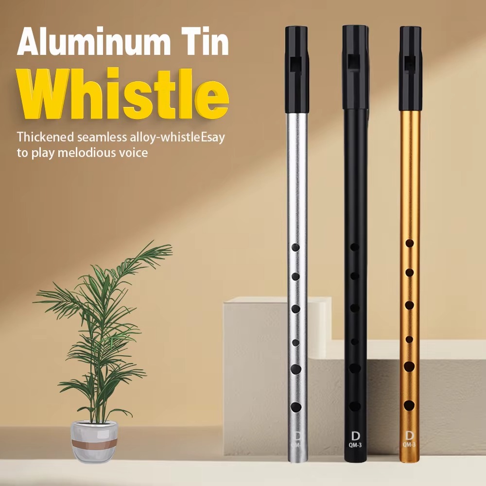 Tin Whistle Flute - 6 Delikli C/D Anahtarlı İrlanda Düdüğü