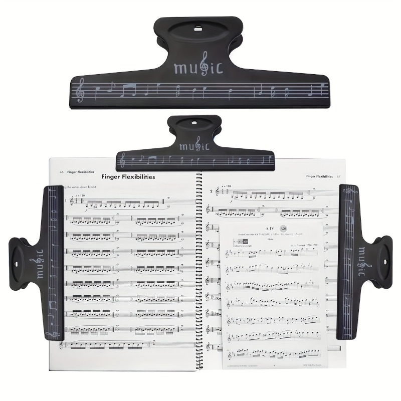 Musical Instrument Names - Notalar Klipsi Kırtasiye Klasörü Klip Kitap