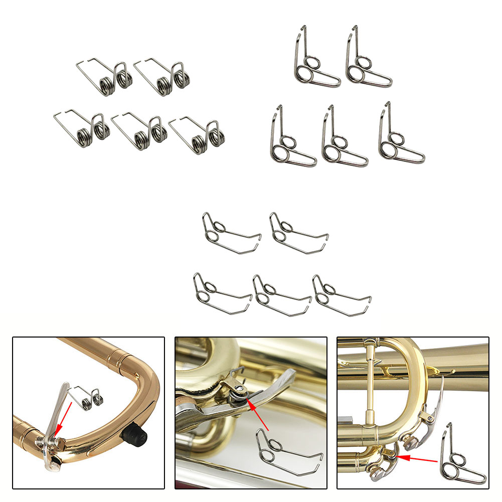 Musical Instrument Manufacturers - 5 adet Demir Trompet Trombon Alto