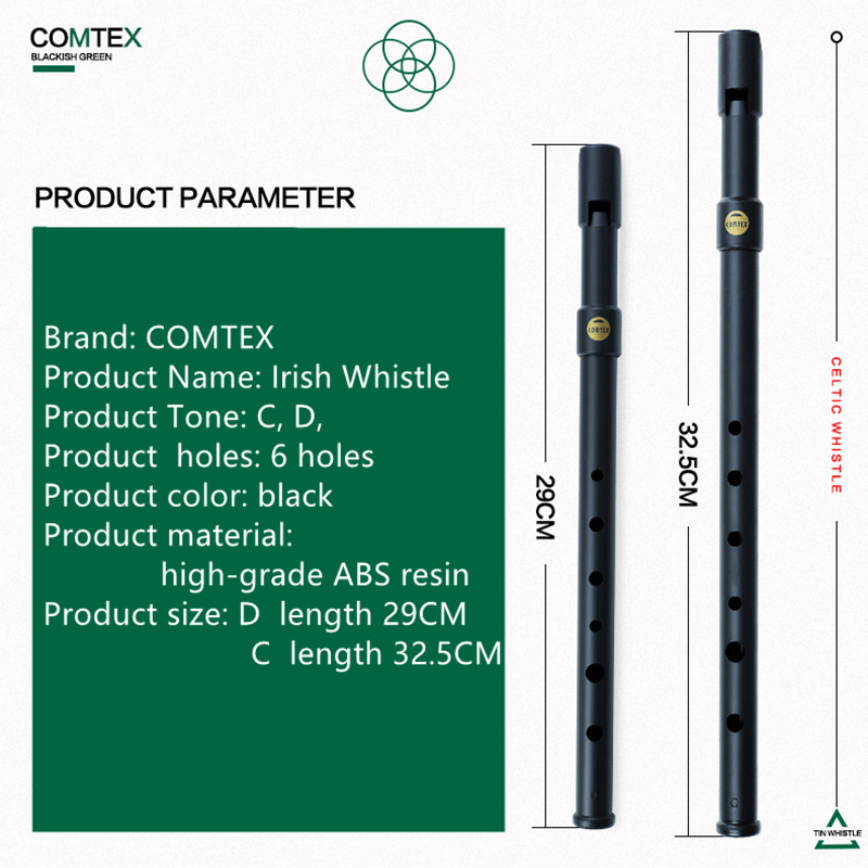 Yüksek kalite İrlanda COMTEX t - Tin Whistle Flute incelemesi ve fiyatı