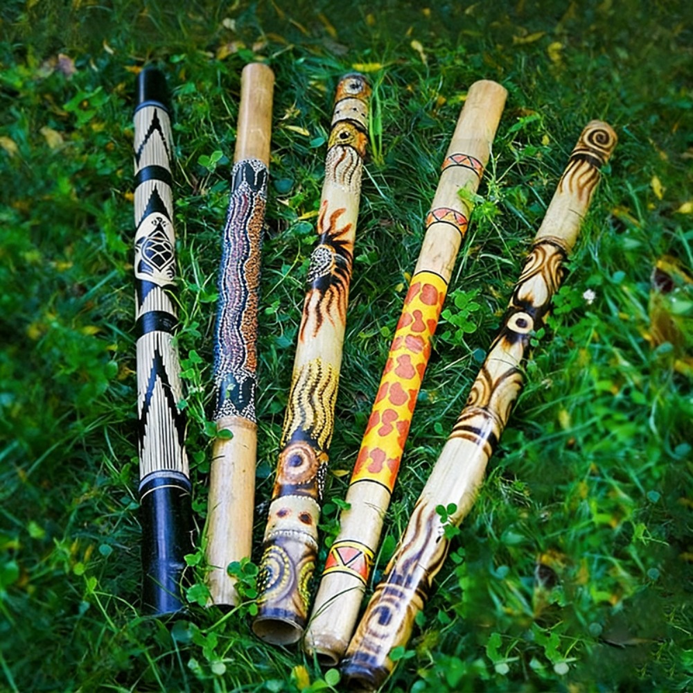 Tik Ağacı Didgeridoo Boyalı 10 - Musical Instrument Didgeridoo incelemesi ve fiyatı