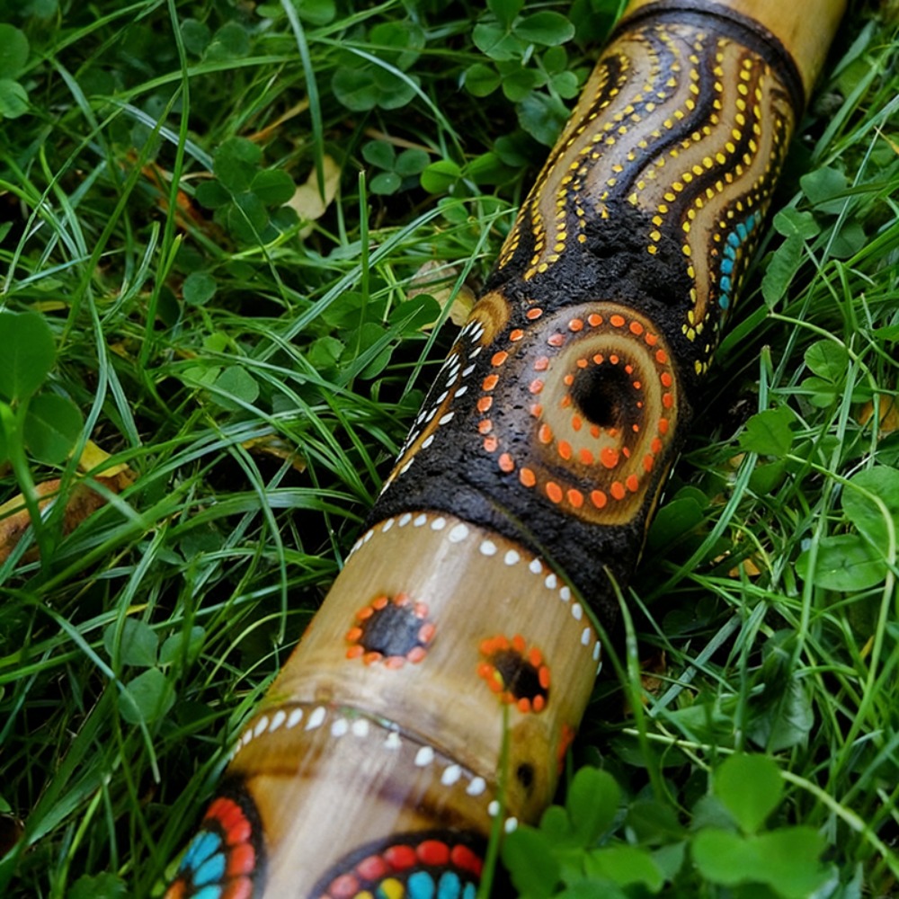 Tik Ağacı Didgeridoo Boyalı 10 - Musical Instrument Didgeridoo incelemesi ve fiyatı