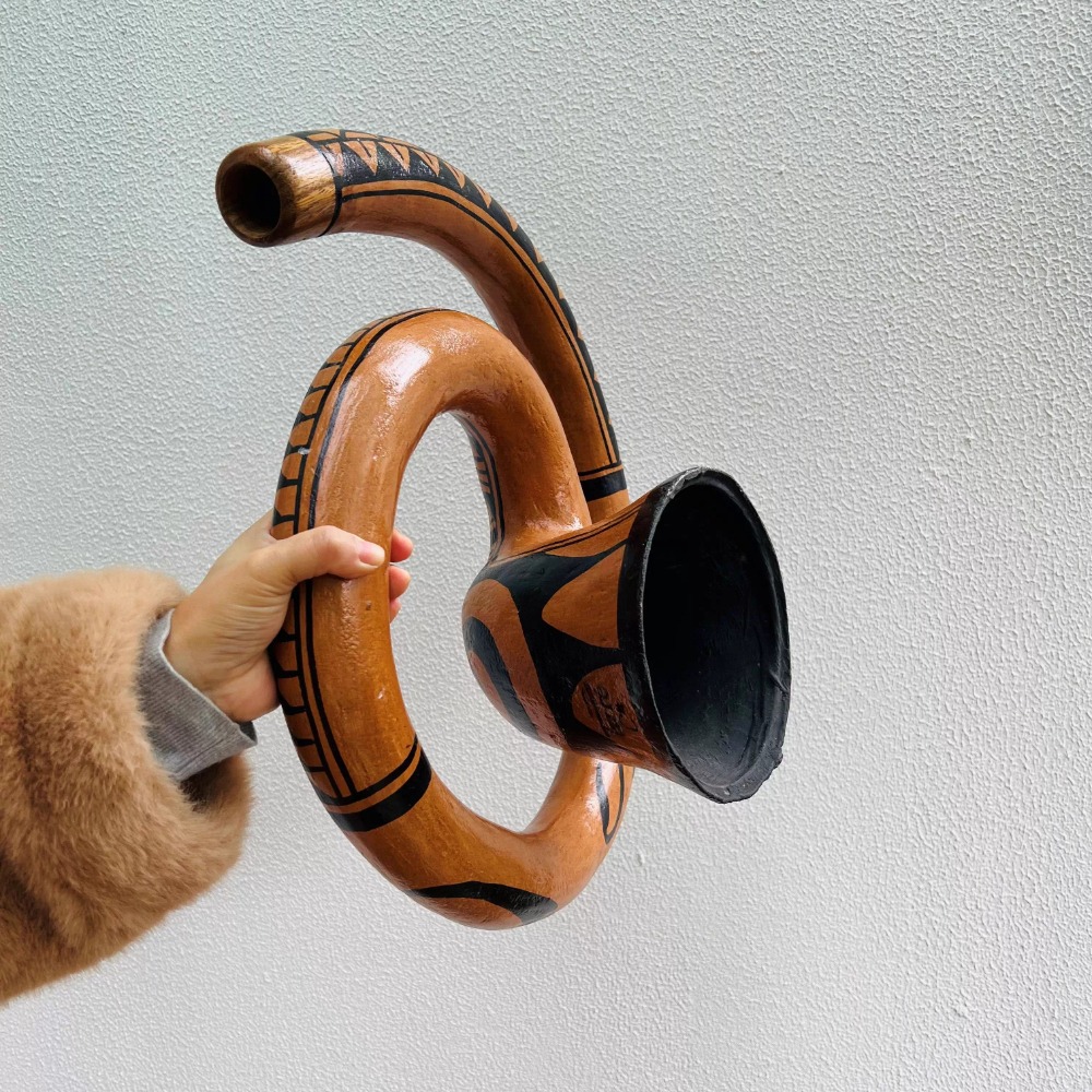 Kavrulmuş Ahşap El Yapımı Didg - Musical Instrument Didgeridoo incelemesi ve fiyatı
