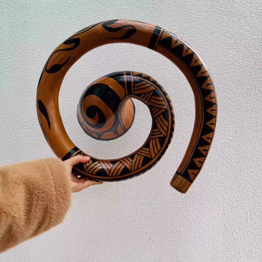 Kavrulmuş Ahşap El Yapımı Didg - Musical Instrument Didgeridoo incelemesi ve fiyatı