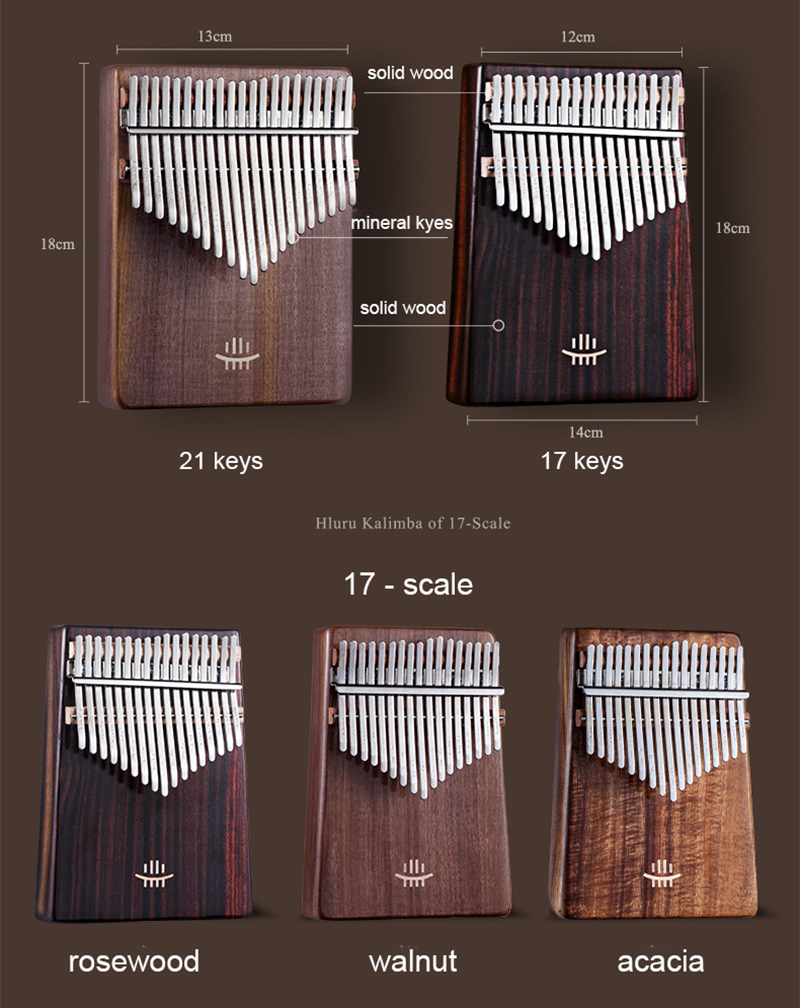Hluru Kalimba delik 21 tuşları - Musical Instrument Names incelemesi ve fiyatı