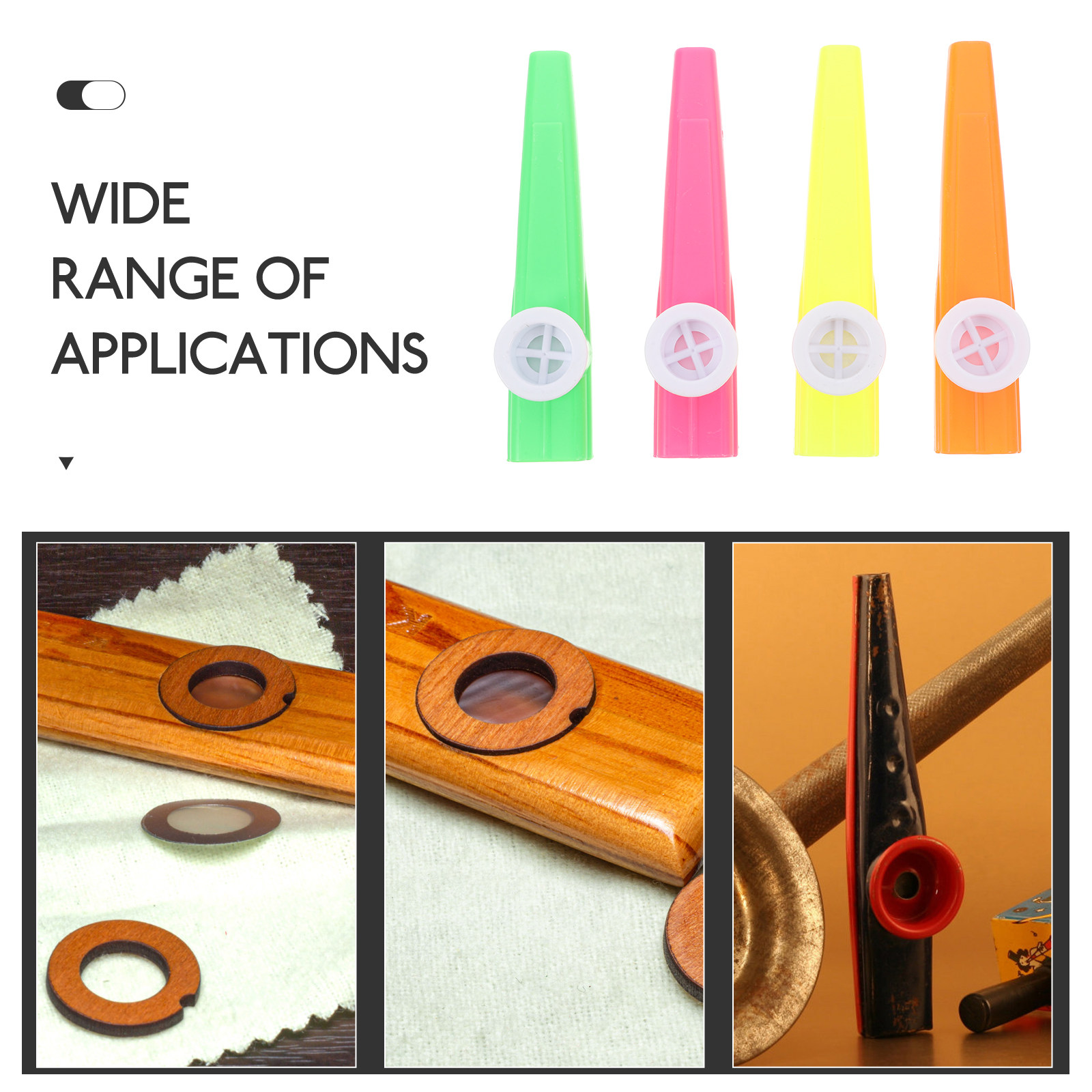 24 adet plastik Kazoos çeşitli - Musical Instrument Kazoo incelemesi ve fiyatı