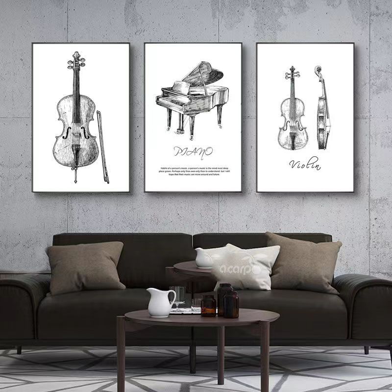 Tuval Boyama Modern Minimalist - Musical Instrument Manufacturers incelemesi ve fiyatı