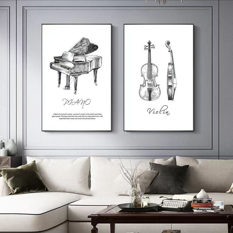Tuval Boyama Modern Minimalist - Musical Instrument Manufacturers incelemesi ve fiyatı