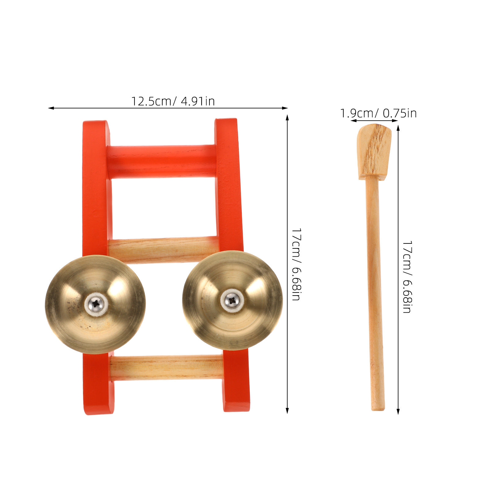 Mini Küçük El Pirinç Zil Çocuk - Musical Instrument I Play incelemesi ve fiyatı