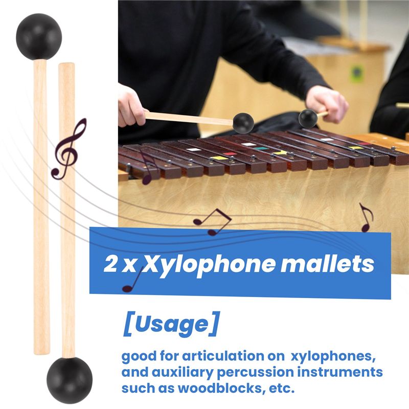 2 adet yumuşak kauçuk kafa çub - Musical Instrument Glockenspiel incelemesi ve fiyatı