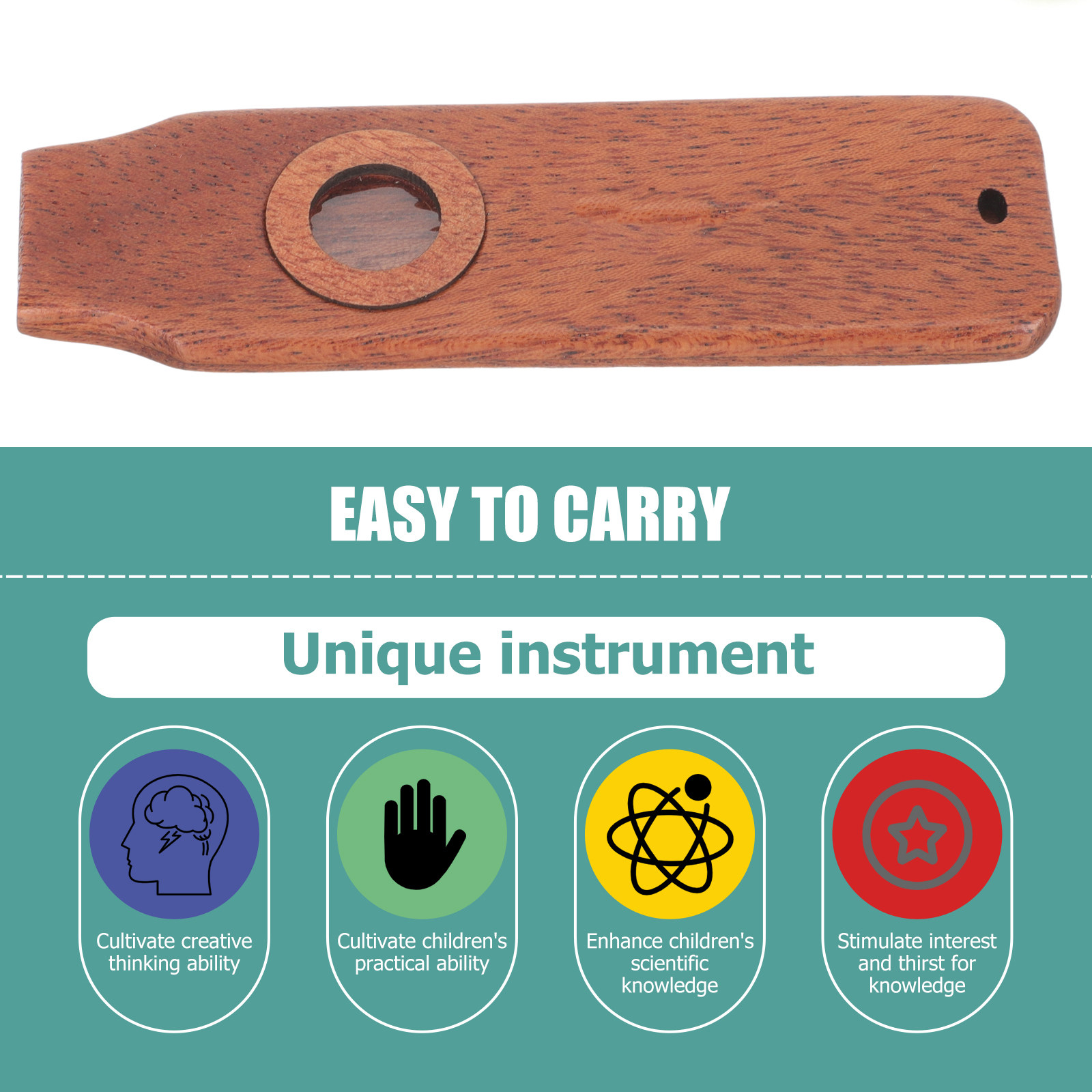 1 Set Ahşap Kazoo Müzik Aleti  - Musical Instrument Kazoo incelemesi ve fiyatı