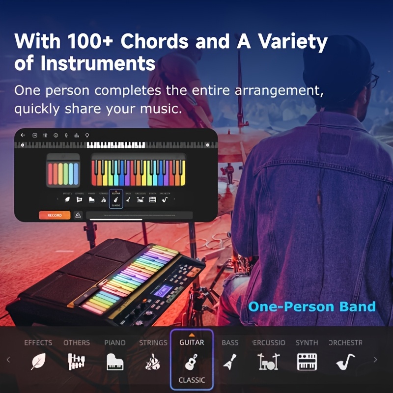 Şık LED Işıklı PopuPiano Akıll - Musical Instrument Names incelemesi ve fiyatı